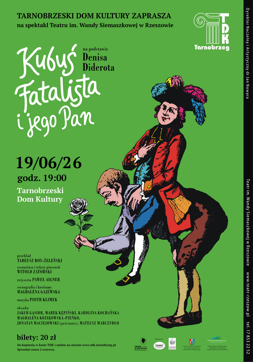 „Kubuś Fatalista i jego Pan” w TDK